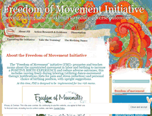 Tablet Screenshot of freedomofmovementinitiative.org